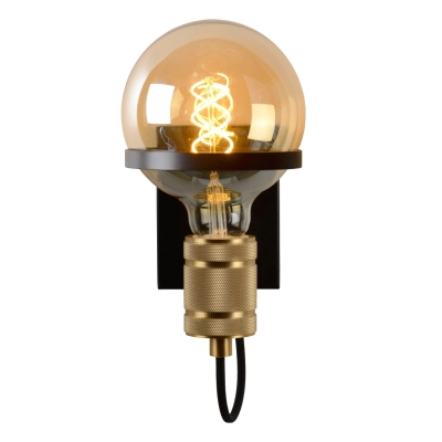 lafabryka.pl OTTELIEN - Kinkiet - Ø 17,7 cm - 1xE27 - Black 30271/01/30 Lucide